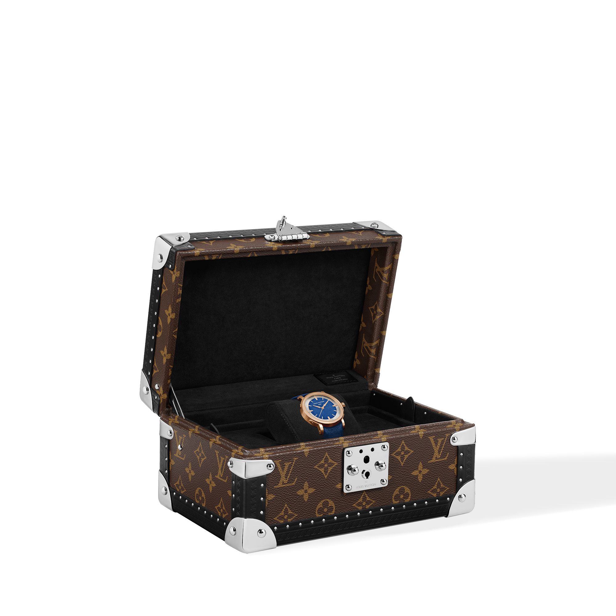 エスカル オトマティック ローズゴールド ブルー ｜ルイ